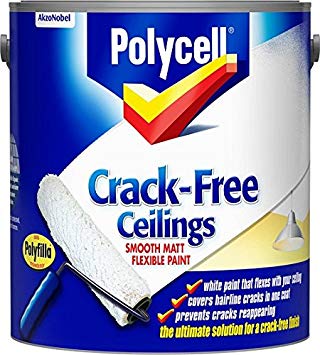 Polycell Crack-Free Ceilings Smooth Matt - 2.5 L