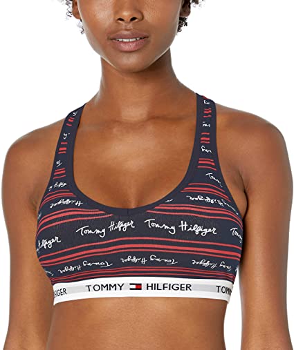 Tommy Hilfiger Women's Cotton Lounge Bralette Bra