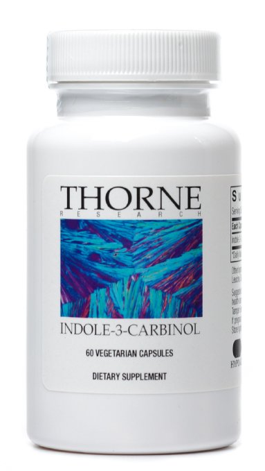 Thorne Research - Indole-3-Carbinol - Dietary Supplement to Support Estrogen Metabolism - 60 Vegetarian Capsules