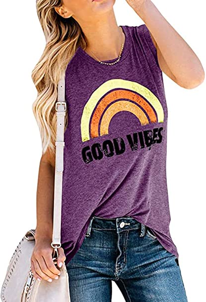 Womens Tank Tops Short Sleeve T Shirts Summer Casual Loose Tunic Blouses