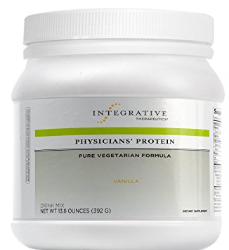 Integrative Therapeutics - Physicians' Protein - Pure Vegetarian Formula - Mild Vanilla Flavor - 392 Grams