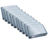 Emergency Mylar Thermal Blankets Pack of 10