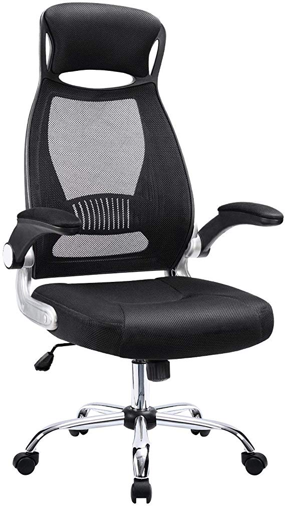 Bossin Office Chair Desk Chair Computer Chair Swivel Chair Rolling Chair Adjustable Chair Ergonomic Chair (Black)