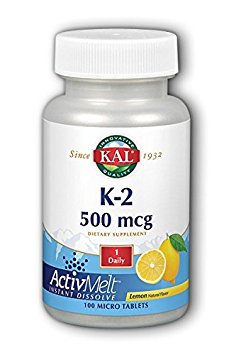 K2 ActivMelt 500 mcg Lemon Kal 100 Lozenge