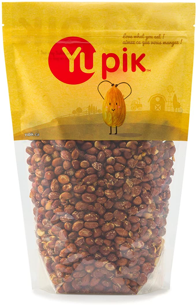 Yupik Roasted Red Skin Peanuts (Unsalted), 1Kg