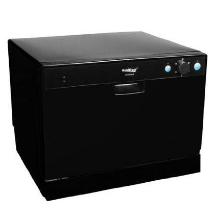 Koldfront PDW60EB 6 Place Setting Countertop Dishwasher - Black