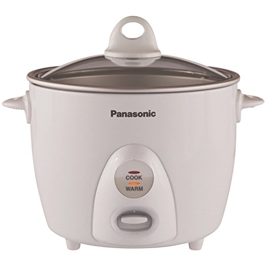 Panasonic SR-G10G 5.5-Cup (Uncooked) Automatic Rice Cooker, White