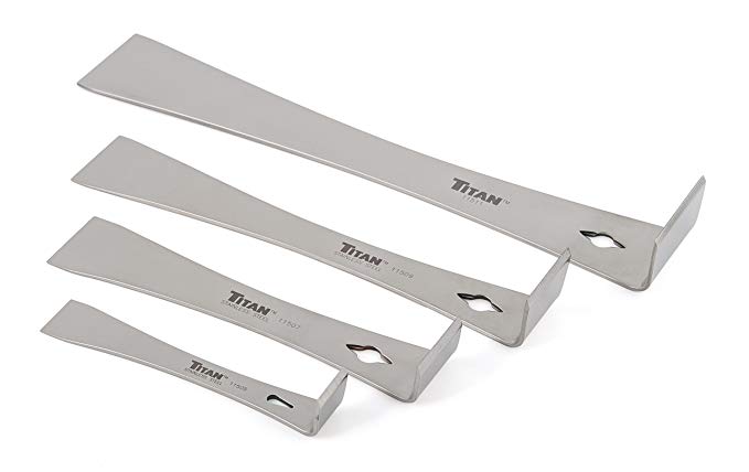 Titan Tools 17009 4Piece Stainless Steel Pry bar Set