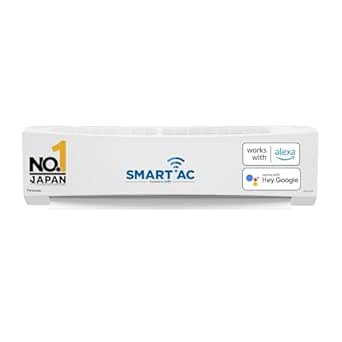 Panasonic 2 Ton 3 Star Wi-Fi Inverter Smart Split AC (Copper Condenser, 7 in 1 Convertible with True AI Mode, PM 0.1 Air Purification Filter, CS/CU-SU24ZKYWA, 2024 Model, White)