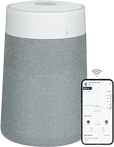 BLUEAIR Air Purifiers for Small Rooms, Bedroom, Home, Cleans 926 sqft in one hour, HEPASilent Air Cleaner for Pets, Allergens, Dust, Mold, Smoke - Blue Pure 511i Max