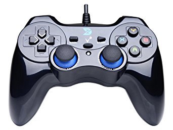Zhidong V Full Vibration Feedback USB Wired Controller Gamepad Joystick For Windows XP/7/8/8.1 & Android & PS3 (PS Architecture & Xbox360 Engine) - Not support the Xbox 360