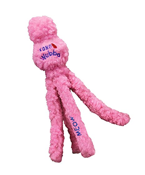 KONG Cat Hugga Wubba, Cat Toy (Colors Vary)