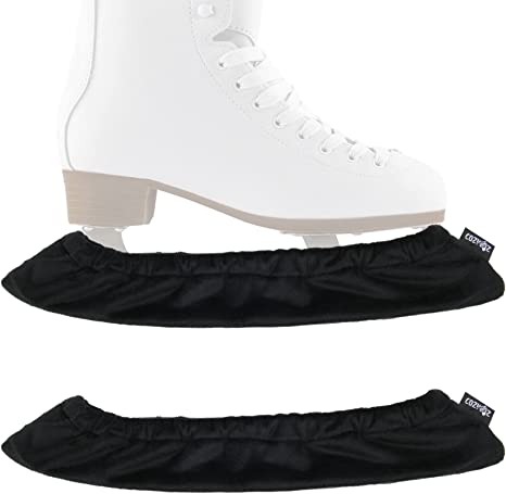 Cosmos 1 Pair Ice Skate Blade Covers Skate Blade Protector Guards for Ice Skates, Hockey Skates, Figure Skates - Ice Skating Soakers Cover with Cut-Resistance Bottom