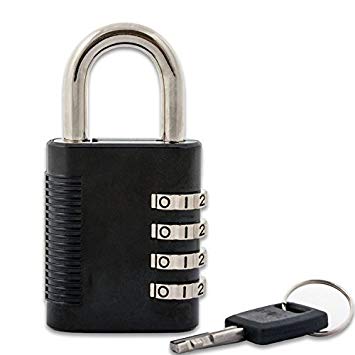 FJM Security SX-575 Combination Padlock with Key Override and Code Discovery, Pack of 2 with 1 Key