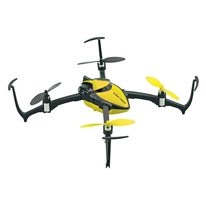 Dromida Verso Ready-To-Fly Radio Controlled Electric-Powered Inversion Drone with Radio System, Batteries and Charger (Yellow)