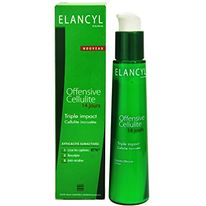Elancyl Offensive Cellulite 14 Days, Triple Impact Thighs, Hips, Bottom for Embedded Cellulite 100 Ml
