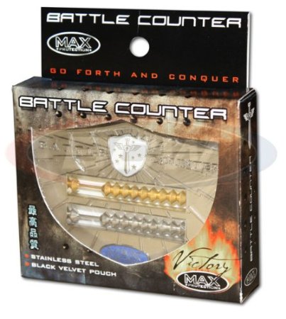 Max Protection VICTORY Abacus Style Stainless Steel Battle Counter
