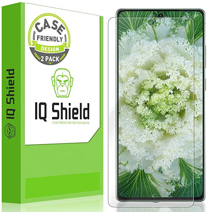 IQ Shield Screen Protector Compatible with Samsung Galaxy Note 20 (6.7 inch)(2-Pack)(Case Friendly) Anti-Bubble Clear Film