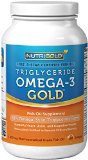 1 Omega 3 Fish Oil Capsules - Triglyceride Omega-3 Gold 1000mg 180 Softgels - The GOLD Standard IFOS 5-Star Certified Fish Oil Omega-3 Supplement In Highly Absorbable Triglyceride Form