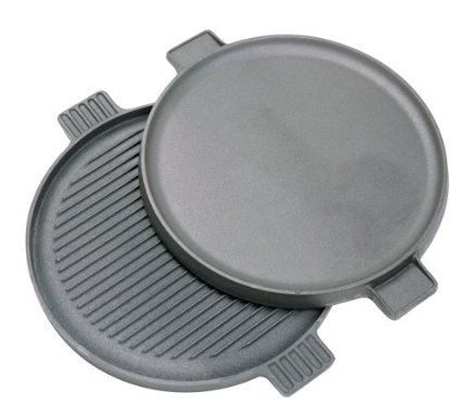 Bayou Classic 7414 14" Round Cast Iron Reversible Griddle