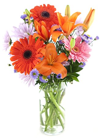 Afternoon Mimosas Bouquet - The KaBloom Collection Flowers With Vase