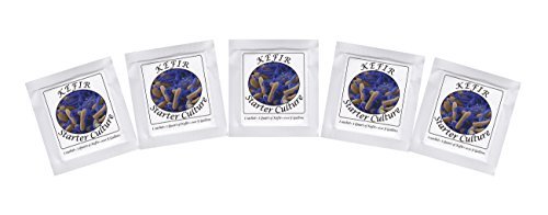Kefir Starter Culture - Pack of 5 Freeze Dried Sachets for Milk Kefir (5 sachets)