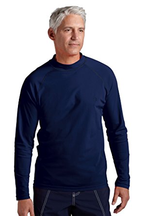 Coolibar UPF 50  Men's Long-Sleeve Swim Shirt - Sun Protective