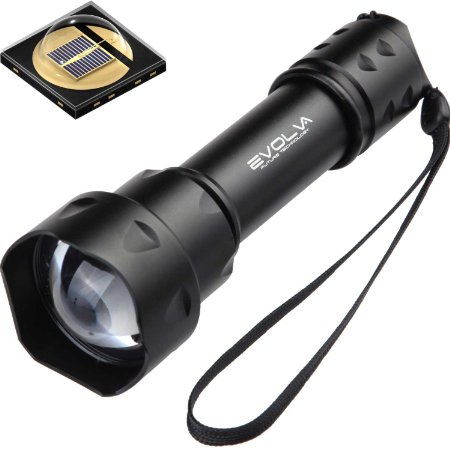 Evolva Future Technology T20 IR 38mm Lens Infrared Light Night Vision Flashlight Torch -To Be Used with Night Vision Device (Infrared Light Is Invisible to Human Eyes)