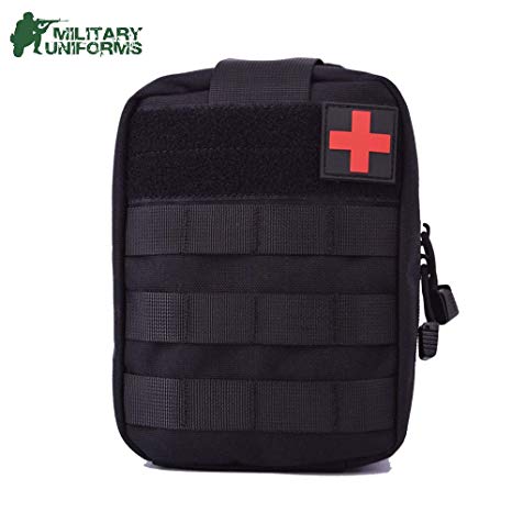 MILITARY UNIFORMS Compact Tactical MOLLE Rip-Away EMT Medical Pouch IFAK Pouch First Aid Utility Pouch 1000D Nylon EDC Pouch