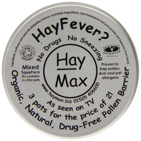 HayMax 15ml Organic Pollen Barrier Balm Triple Pack