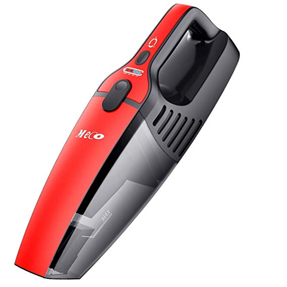 MECO Handheld Vacuum Cordless, MECO Wet Dry Hand Vacuum Cleaner 800ml Dust Box Two Speeds Adjustable, Dual Filter, Portable Rechargeable Dust Busters Home Pet Hair Car Cleaning Included Carrying Bag