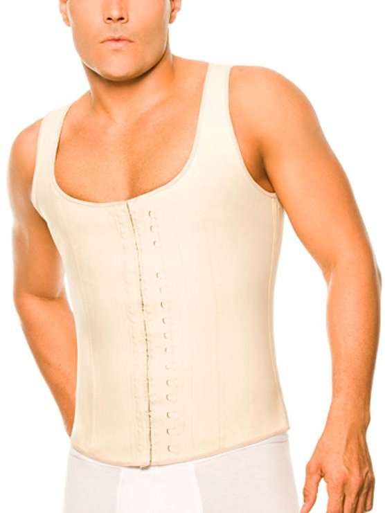 ToBeInStyle Men's High-Compression Waistcoat Body Shaper