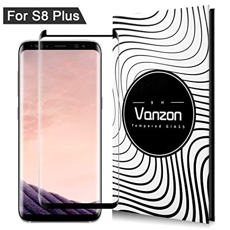 AOFU Samsung Galaxy S8 Plus Screen Protector Tempered Glass,[Touch Sensitive][Anti-Scratch][Easy to Install] [9H Hardness](2 Pack)-05