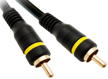 CableWholesale 12-Feet RCA Male/RCA Male High Quality Composite Video Cable (10R2-01112)