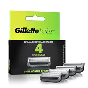 Gillette Labs Shaving Blades For Men Pack Of 4 Cartridges