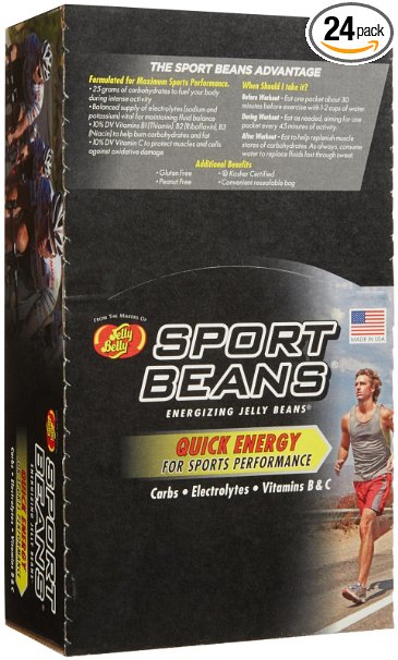 Jelly Belly, Sport Beans,  Assorted Jelly Beans, 1-Ounce (Pack of 24)