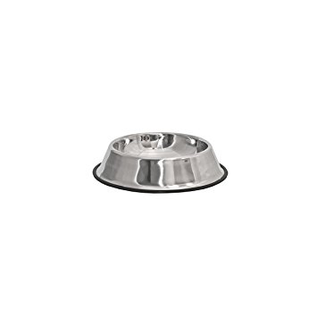 ALEKO PSSB02M Stainless Steel Pet Dog Cat Puppy Food Bowl, Medium