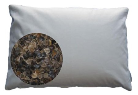 Beans72 Organic Buckwheat Pillow - King Size (20" x 36")