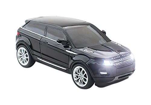 Click Car CCM660967 Range Rover Evoque Wireless Optical Mouse, Black