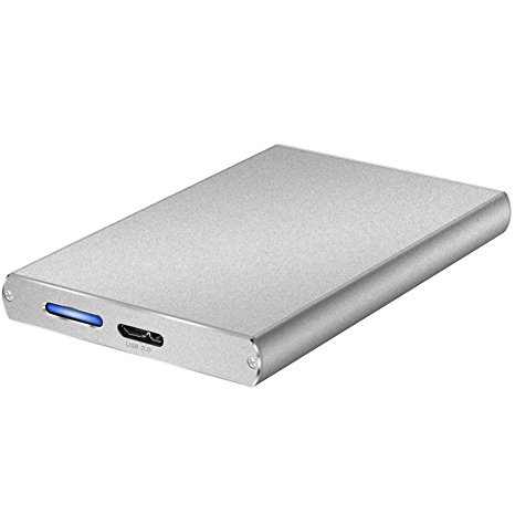 Macally Ultra Slim Aluminum External Enclosure for USB 3.0 to 2.5" SATA Hard Drive/SSD Mac/PC (M-S250U3)