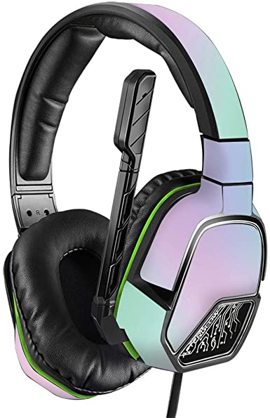 MightySkins Skin Compatible with PDP Xbox One Afterglow LVL 3 Headset - Cotton Candy | Protective, Durable, and Unique Vinyl wrap Cover | Easy to Apply, Remove, and Change Styles | Made in The USA