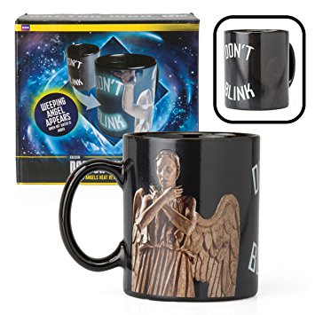 Underground Toys Doctor Who Coffee Mug Weeping Angel Design Changes with Heat