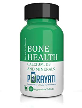 Purayati Bone Health Calcium D3 and Minerals - 90 Tablets