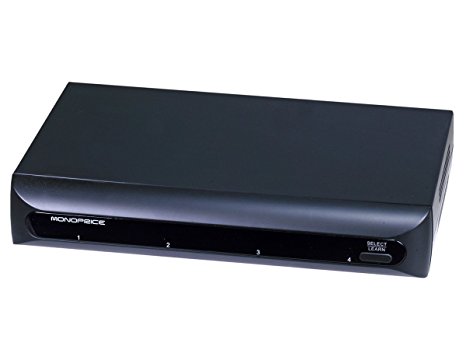 Monoprice 103027 4-Port Component Video Switch with IR Learning