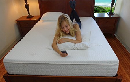Snuggle-Pedic Mattress That Breathes - Patented Airflow Transfer System, Kool-Flow Bamboo cover, USA Made, 20-Year Warranty, Flex-Support Memory Foam, 4-Month Bed Trial & Free Exchanges (Twin)