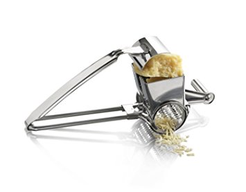 [Christmas Deals of the Day]IBEET Cheese Grater - 18/8 Stainless Steel - Restaurant Quality - Hand-Crank Rotary Shredder Slicer Machine - Dishwasher Safe Kitchenaid Tool