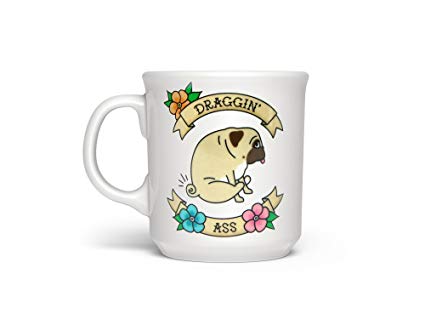 Fred 5228628 SAY ANYTHING Ceramic Coffee Mug, 16-Ounce, Draggin'