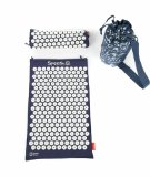 Spoonk Cotton Acupressure Mat  Travel Size Mat Combo  Eco Foam USA Made