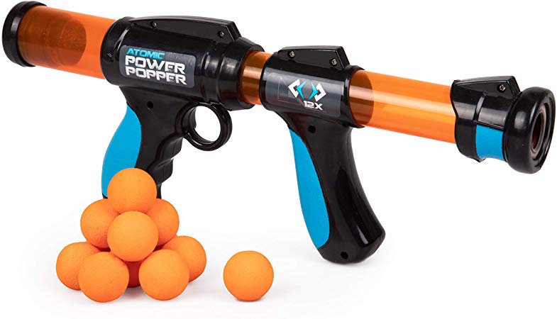 Cheatwell Games Atomic Power Popper 12 Shot Blaster Black & Orange