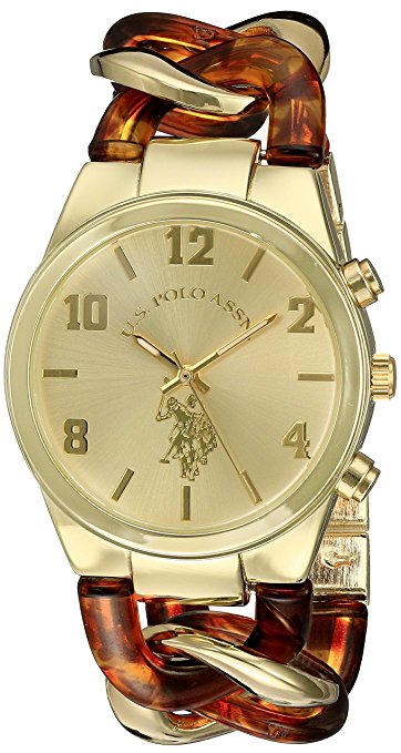 U.S. Polo Assn. Women's USC40174 Analog Display Analog Quartz Two Tone Watch